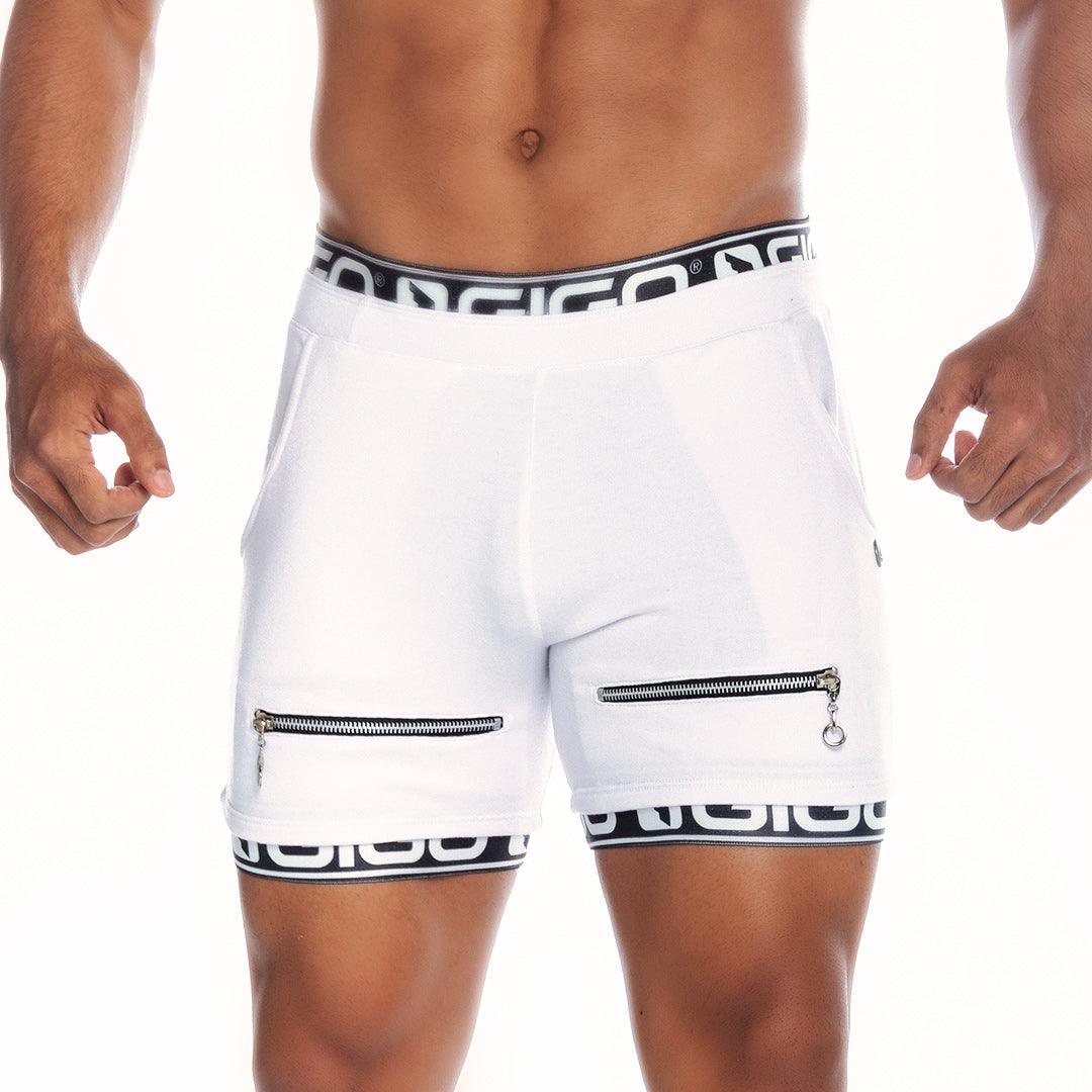 TROPIXX WHITE SHORT - Gigo Underwear Colombia