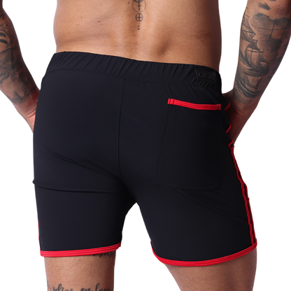 Typer Black Shorts vista posterior de Gigo Underwear
