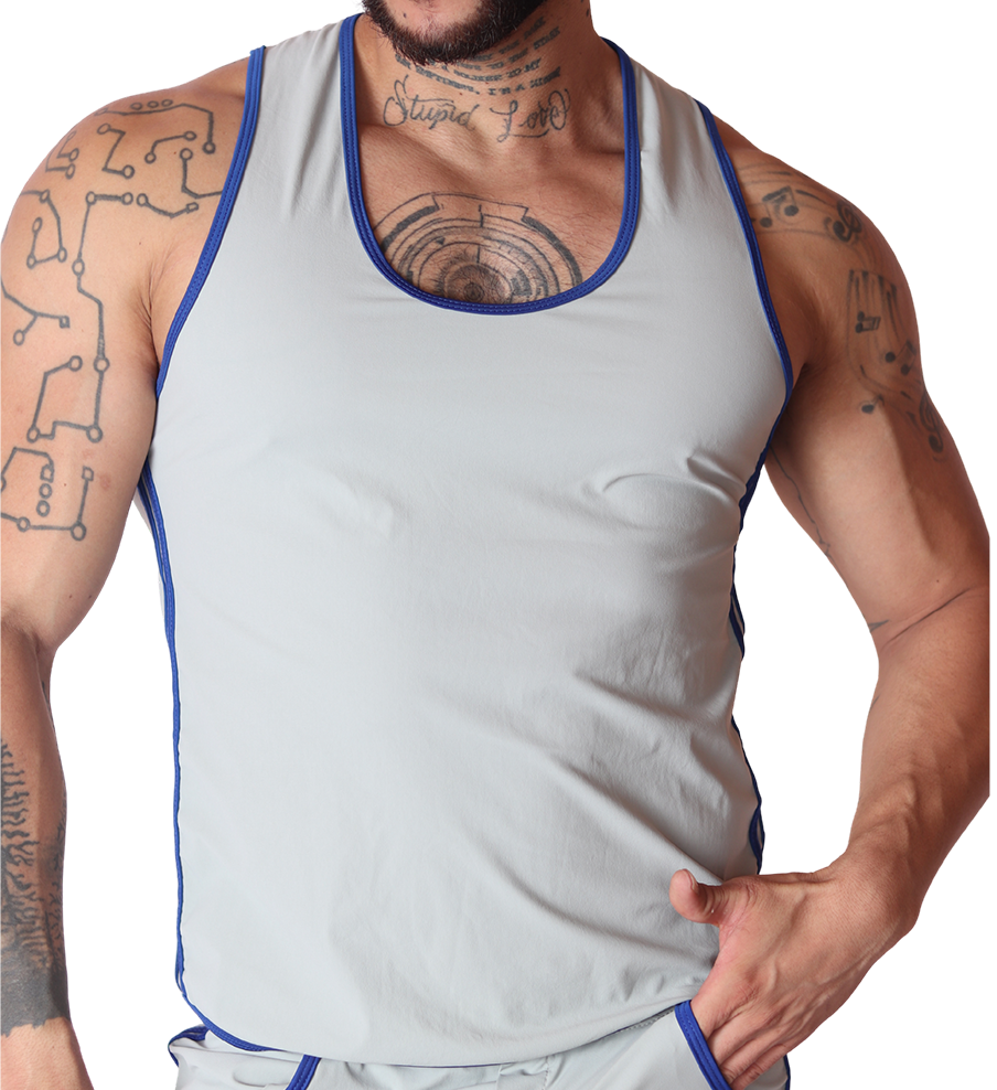 Typer Gray Tank de Gigo Underwear