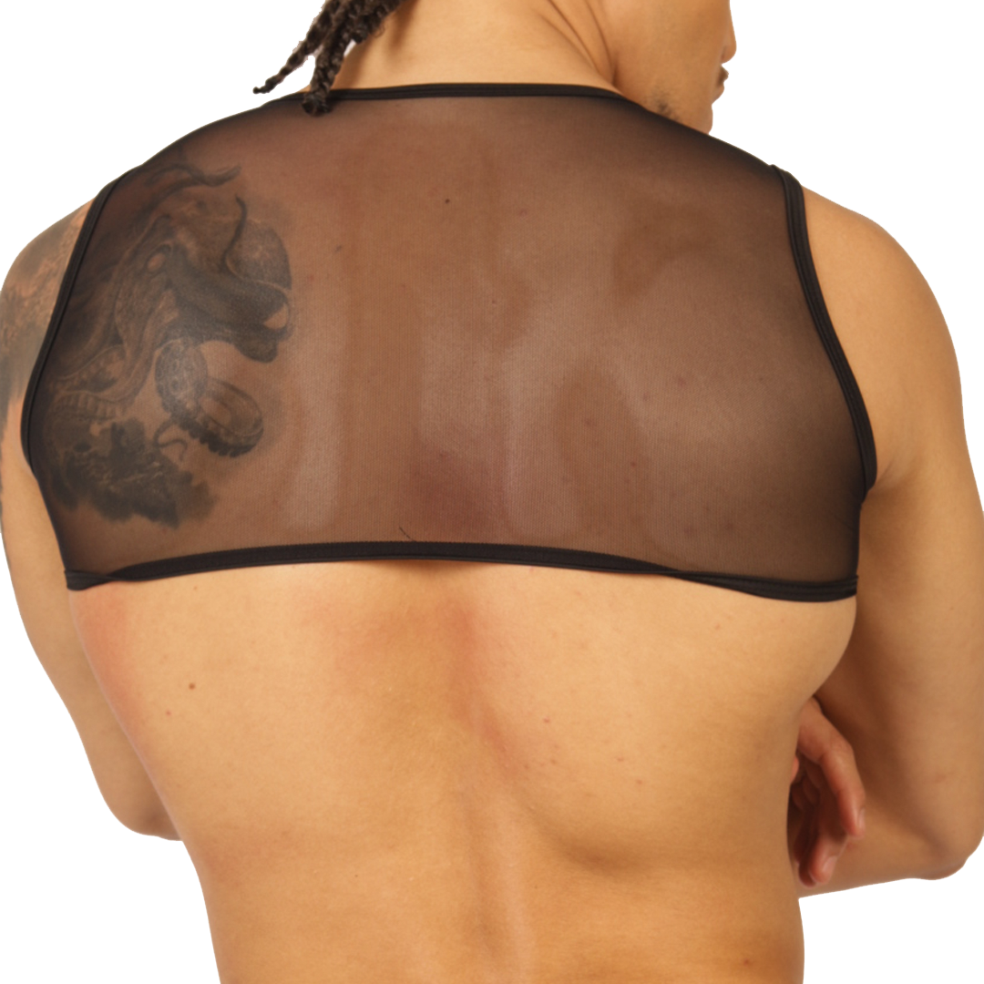 Universe Vest Harness vista posterior de Gigo Underwear