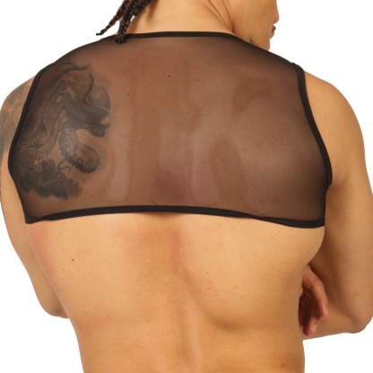 Universe Vest Harness vista posterior de Gigo Underwear