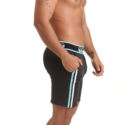 Versatil Blue Short vista frontal de Gigo Underwear