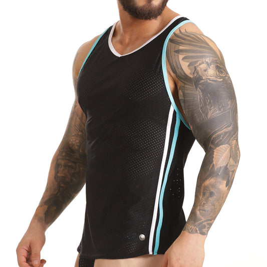 VERSATIL BLUE TANK - Gigo Underwear Colombia