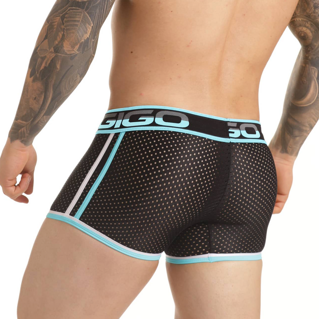 Versatil Blue Trunk vista frontal de Gigo Underwear