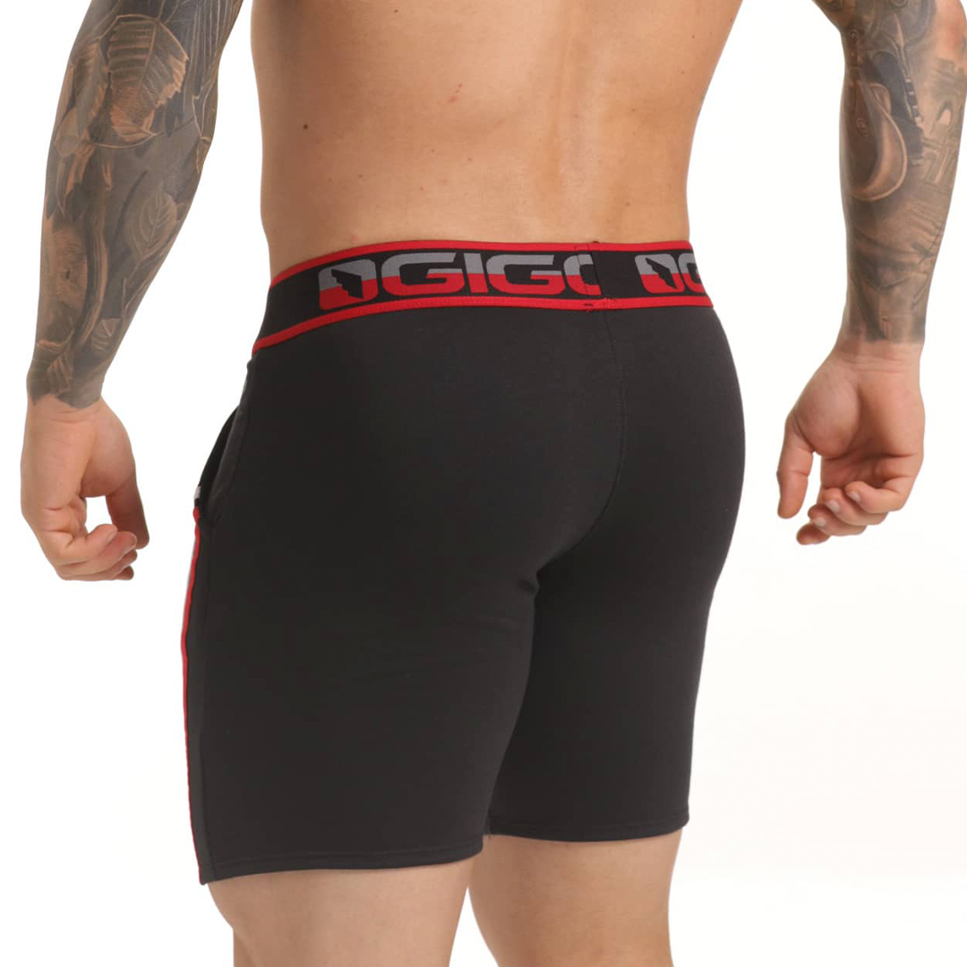 Versatil Red Short vista posterior de Gigo Underwear