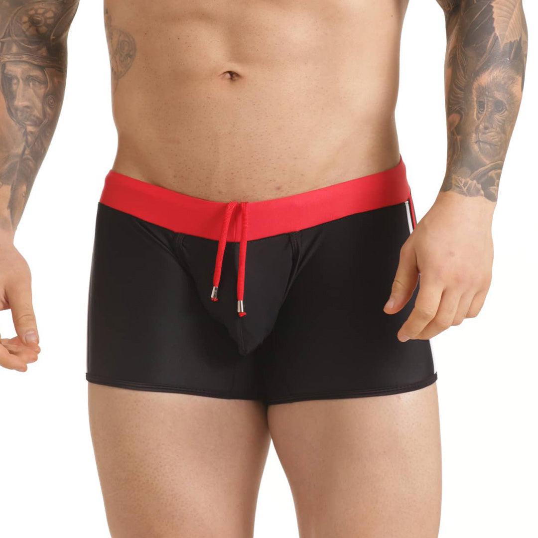 VERSATIL RED SWIM TRUNK - Traje de baño negro para hombres