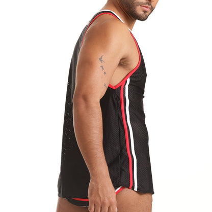 Versatil Red Tank vista frontal de Gigo Underwear
