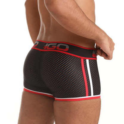Versatil Red Trunk vista frontal de Gigo Underwear