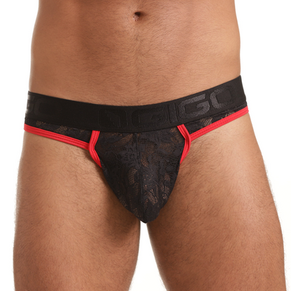 Vibrant Black Brief Gstring de Gigo Underwear
