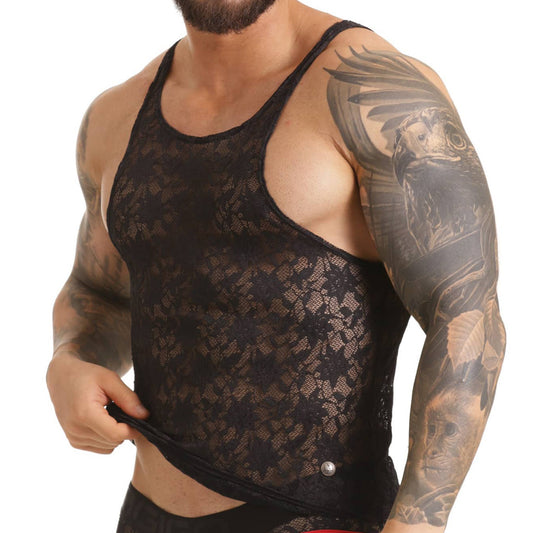 Vibrant Black Tank de Gigo Underwear