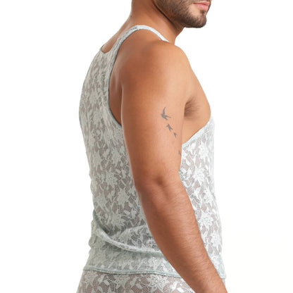 Vibrant Blue Tank vista posterior de Gigo Underwear