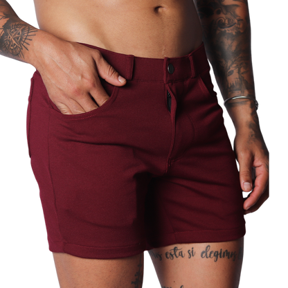 Sunday Wine Short vista frontal de Gigo Underwear