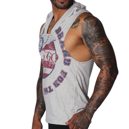 Wings Hoody Tshirt vista frontal de Gigo Underwear